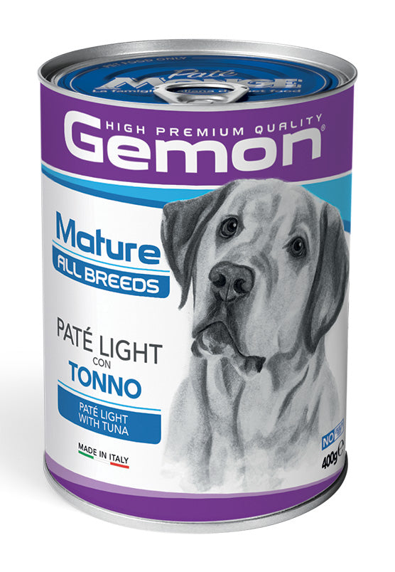Gemon All Breeds Mature Paté Light con Tonno 400g Gemon All Breeds Mature Paté Light con Tonno 400g